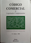 CÓDIGO COMERCIAL E LEGISLAÇÃO COMPLEMENTAR. [13.ª EDIÇÃO]
