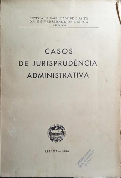 CASOS DEJURISPRUDÊNCIA ADMINISTRATIVA.
