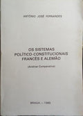 OS SISTEMAS POLÍTICO-CONSTITUCIONAIS FRANCÊS E ALEMÃO.