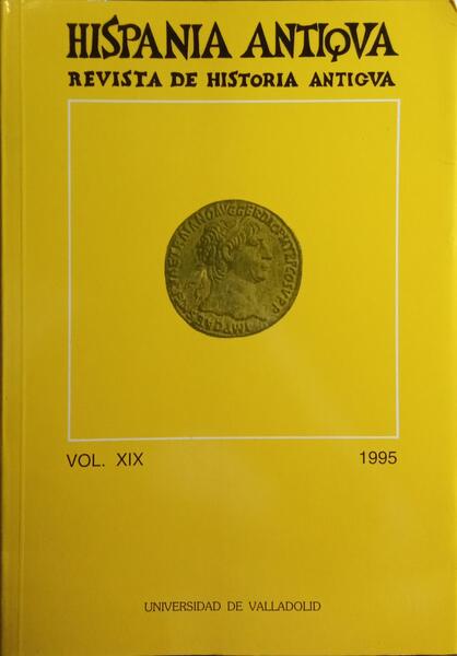 HISPANIA ANTIQVA, VOL. XIX, 1995.
