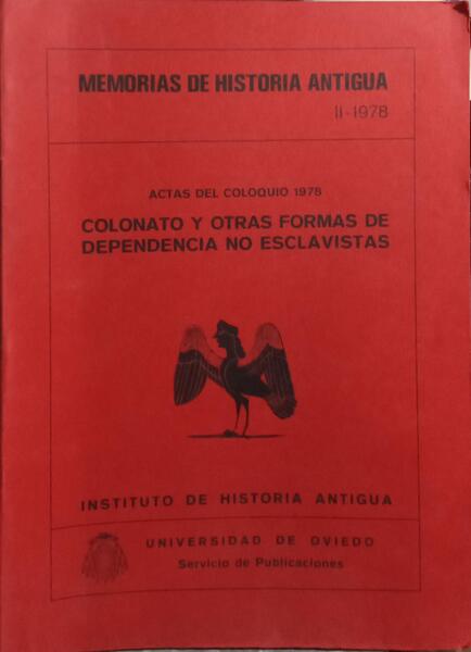 MEMORIAS DE HISTORIA ANTIGUA, II, 1978.