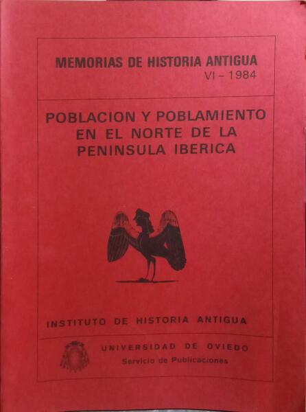 MEMORIAS DE HISTORIA ANTIGUA, VI, 1984.