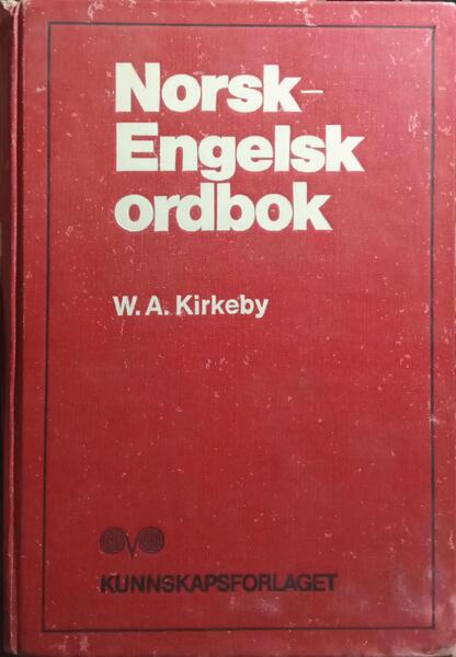 NORSK ENGELSK ORDBOK.