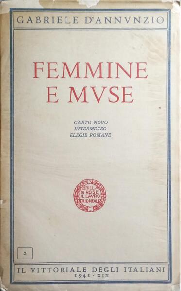 FEMMINE E MUSE. FEMMINE E MVSE.