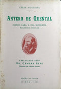 ANTERO DE QUENTAL: ESBOÇO PARA A SUA BIOGRAFIA POLÍTICO-SOCIAL.