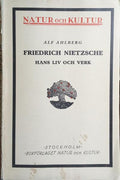 FRIEDRICH NIETZSCHE: HANS LIV OCH VERK. [2.ª EDIÇÃO]