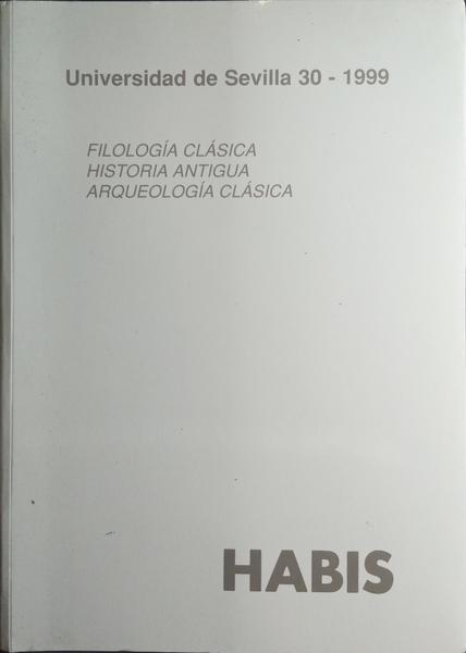 HABIS: REVISTA DA UNIVERSIDAD DE SEVILLA 30, 1999.