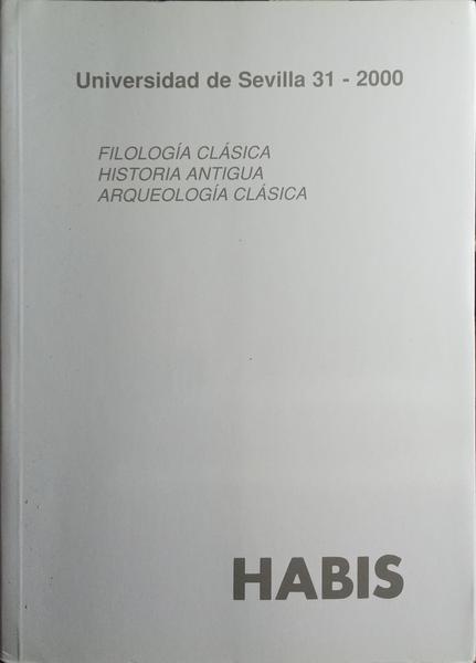 HABIS: REVISTA DA UNIVERSIDAD DE SEVILLA 31, 2000.