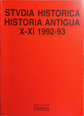 STVDIA HISTORICA: HISTORIA ANTIGUA, VOL. X-XI, 1992-93.