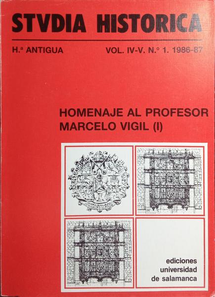 STVDIA HISTORICA: HISTORIA ANTIGUA. [2 VOLS.]