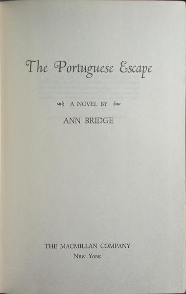 THE PORTUGUESE ESCAPE.