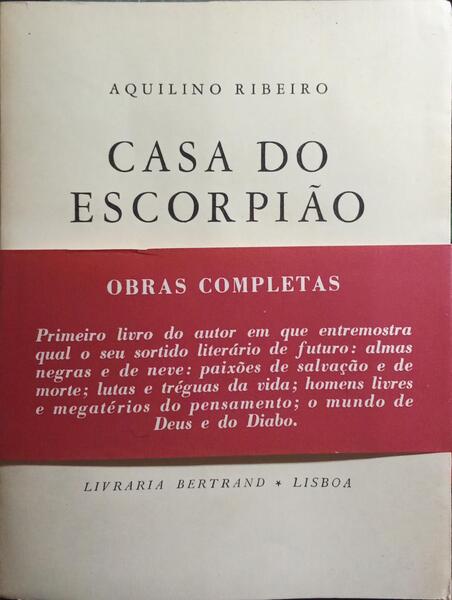 CASA DO ESCORPIÃO. [C/TARJA]