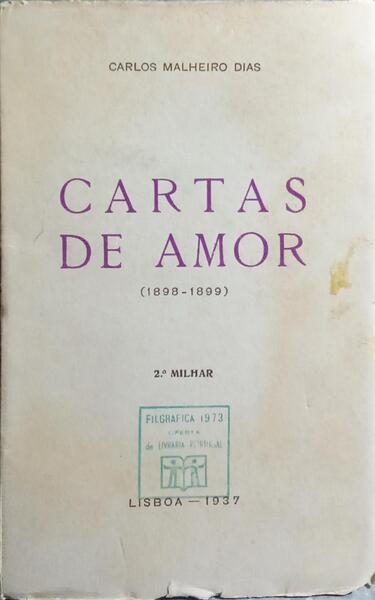 CARTAS DE AMOR (1898-1899). [2.º MILHAR]