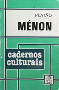 MÉNON OU DA VIRTUDE. [3.ª EDIÇÃO]
