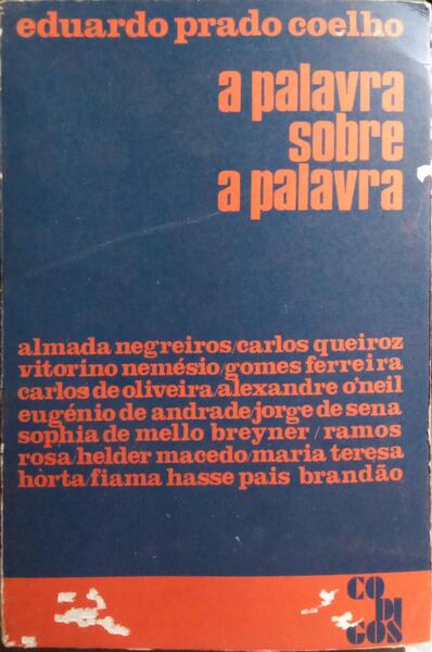 A PALAVRA SOBRE A PALAVRA.