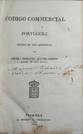CODIGO COMMERCIAL PORTUGUEZ. [1851, ENC.]