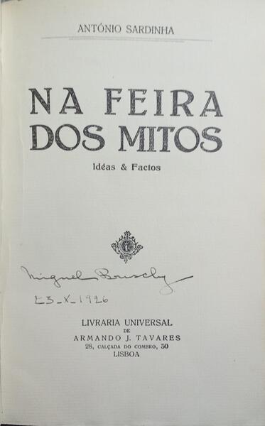 NA FEIRA DOS MITOS.