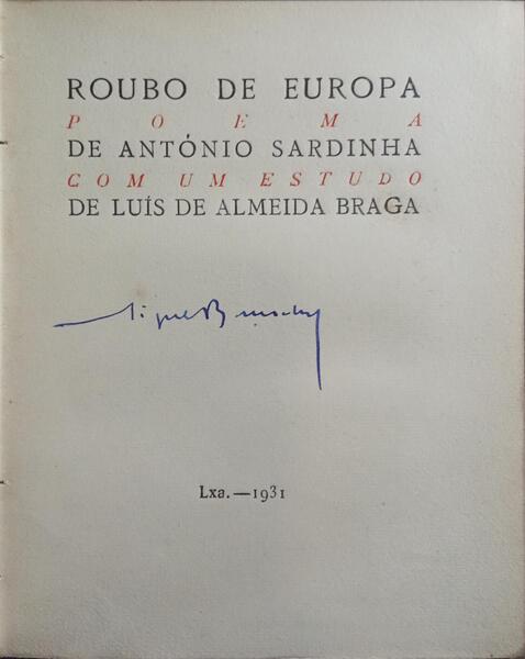 ROUBO DE EUROPA.