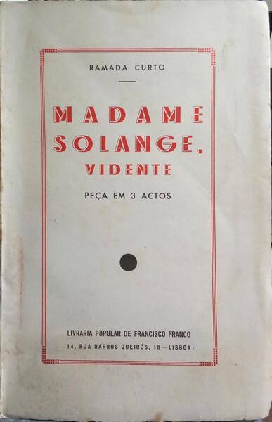 MADAME SOLANGE, VIDENTE.