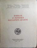 HOMMAGE AU PROFESSEUR JEAN-BAPTISTE AQUARONE.