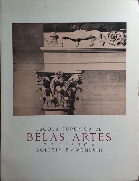 ESCOLA SUPERIOR DE BELAS ARTES DE LISBOA, BOLETIM 5.