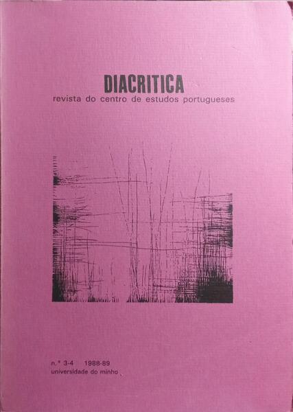 DIACRÍTICA, N.º 3-4, 1988-89.