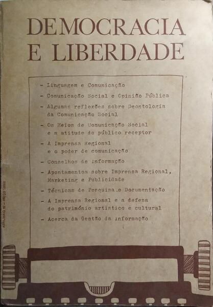 DEMOCRACIA E LIBERDADE, ABRIL/MAIO 1982.