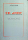 ODES MODERNAS. [FAC-SÍMILE]