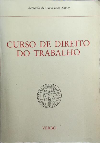CURSO DE DIREITO DO TRABALHO.