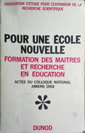 POUR UNE ÉCOLE NOUVELLE.
