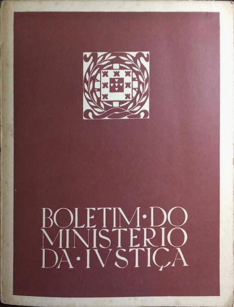 BOLETIM DO MINISTÉRIO DA JUSTIÇA, N.º 202, JANEIRO 1971.