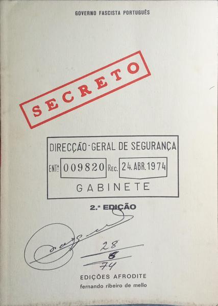 ÚLTIMO RELATÓRIO SOBRE A SITUAÇÃO GERAL DO PAÍS DO EX-MINISTÉRIO DO INTERIOR PARA A EX-PIDE/D.G.S.