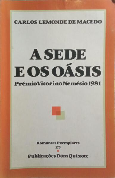 A SEDE E OS OÁSIS. [DED. AUTOR]