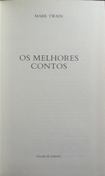 OS MELHORES CONTOS.