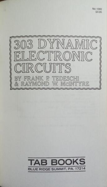 303 DYNAMIC ELECTRONIC CIRCUITS.