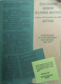 QUINTO CENTENÁRIO DO LIVRO IMPRESSO EM PORTUGAL, 1487-1987.