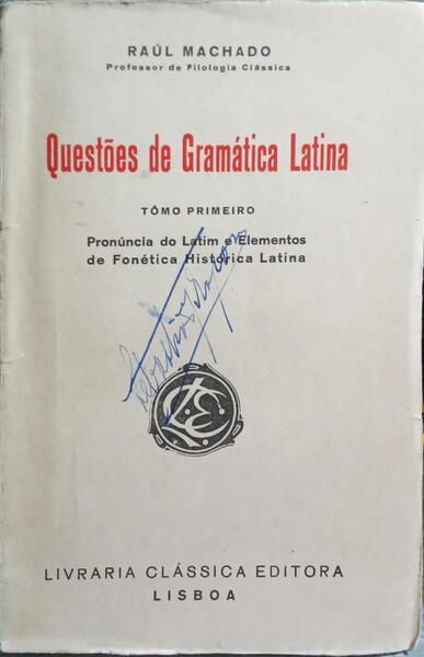 QUESTÕES DE GRAMÁTICA LATINA.