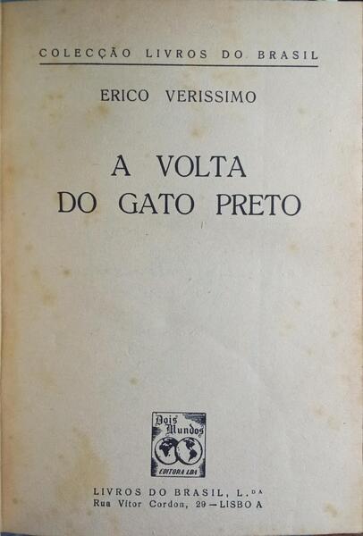 A VOLTA DO GATO PRETO.