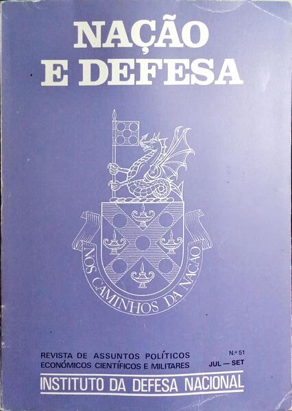 NAÇÃO E DEFESA, N.º 51, JULHO-SETEMBRO 1989.