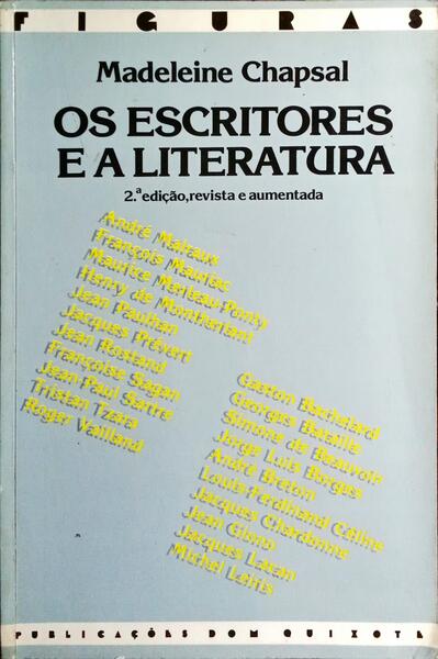 OS ESCRITORES E A LITERATURA.