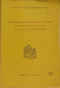 REVUE INTERNATIONAL D'HISTOIRE DE LA BANQUE: RIVISTA INTERNAZIONALE DI STORIA DELLA BANCA: INTERNATIONAL REVIEW OF THE HISTORY OF BANKING.