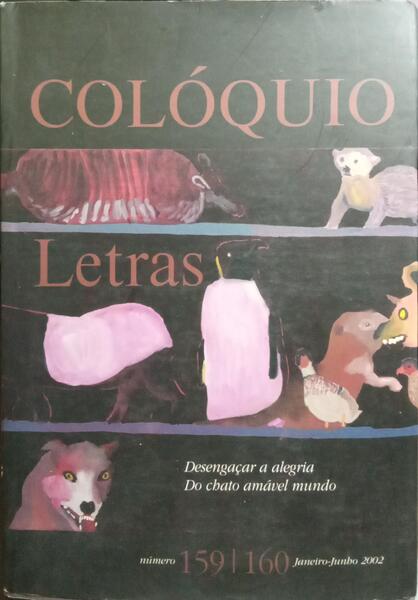 COLÓQUIO LETRAS, N.º 159-160, JANEIRO-JUNHO 2002. [C/SOBRECAPA]