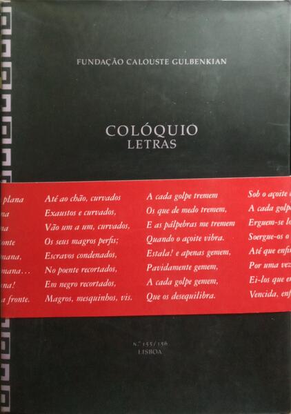 COLÓQUIO LETRAS, N.º 155-156, JANEIRO-JUNHO 2000. [C/TARJA]