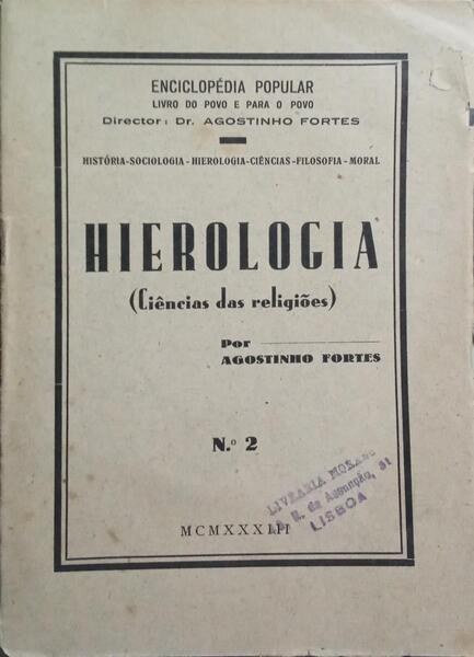 HIEROLOGIA (CIÊNCIA DAS RELIGIÕES).