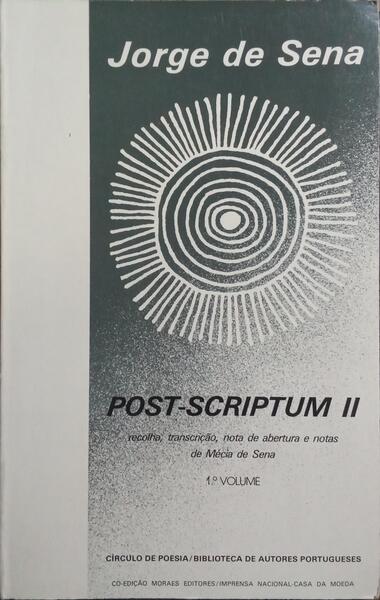 POST-SCRIPTUM. [2 VOLS.]