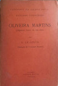 OLIVEIRA MARTINS (ALGUMAS FONTES DA SUA OBRA).