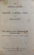 THE POETICAL WORKS OF JOHNSON, PARNELL, GRAY, AND SMOLLETT.