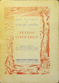 TEXTOS LITERÁRIOS. [1.ª EDIÇÃO]