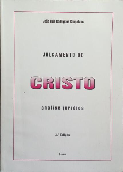 JULGAMENTO DE CRISTO.