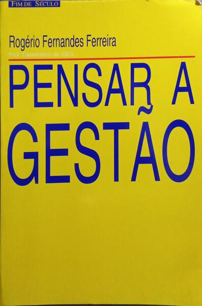 PENSAR A GESTÃO.